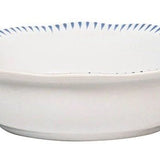 12" Serving Bowl - Delft Blue Sitio Stripe - Gaines Jewelers