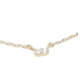 14kt Necklace Gold and Diamond Significance Bar - Gaines Jewelers
