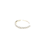 14ktyg 0.40ctw diamond band halfway - Gaines Jewelers