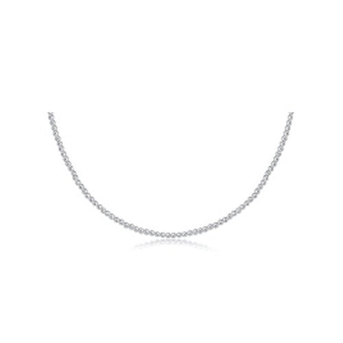 17" Choker Classic Sterling Bead - Gaines Jewelers