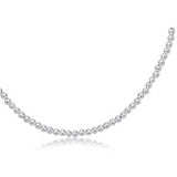 17" Choker Classic Sterling Bead - Gaines Jewelers
