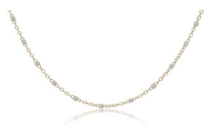 17" Choker Pearl Simplicity Chain - Gaines Jewelers