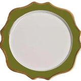 Anna's Palette Meadow Green Charger - Gaines Jewelers