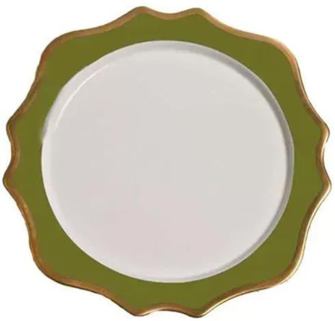 Anna's Palette Meadow Green Charger - Gaines Jewelers