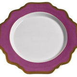 Anna's Palette Purple Orchid Dessert Plate - Gaines Jewelers
