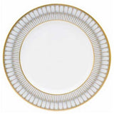 Arcades Grey & Matte Gold Dinner Plate - Deshoulieres - Gaines Jewelers