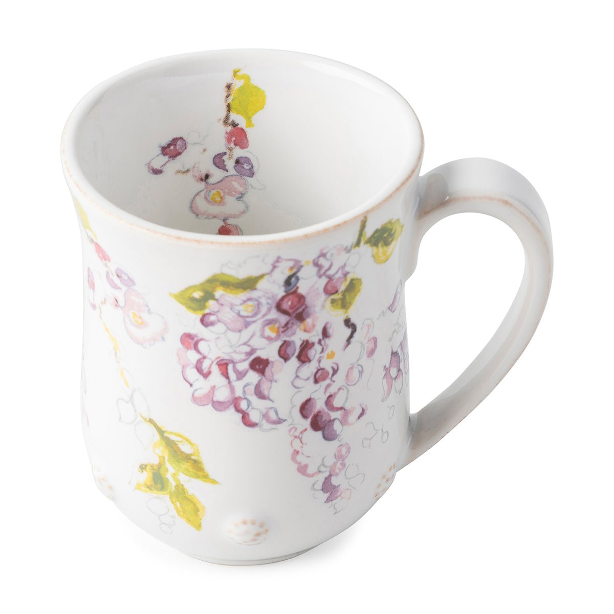 Berry & Thread Floral Sketch Mug - Wisteria - Gaines Jewelers