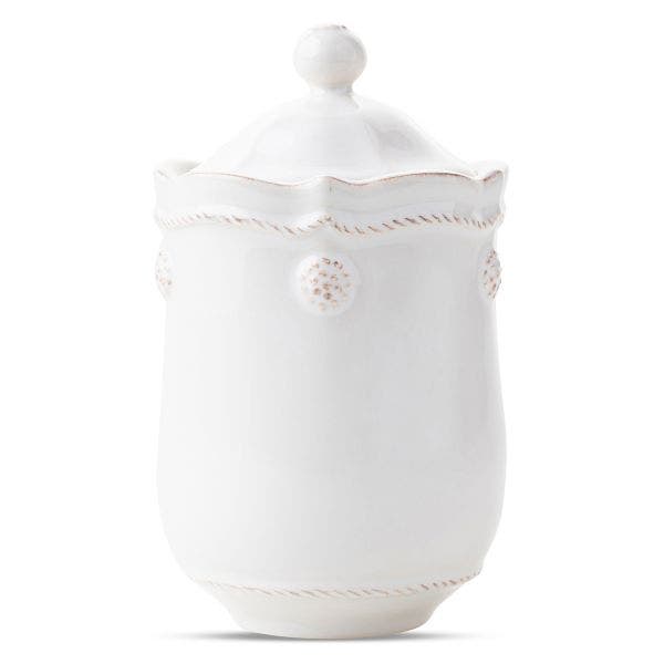 Berry & Thread Whitewash Lidded Jar - Gaines Jewelers