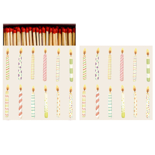 Birthday Candle Matches Box of 60 - Hester & Cook - Gaines Jewelers