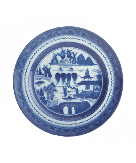BLUE CANTON DESSERT PLATE - Gaines Jewelers