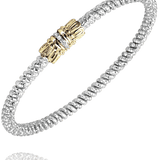 Bracelet bangle diamond barrel top 3mm closed top - Gaines Jewelers