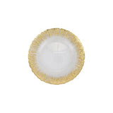Brushstroke Canape Plate-Rufolo Glass Gold - Gaines Jewelers