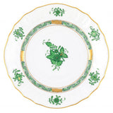 Chinese Bouquet - Bread & Butter Plate - Green - Herend - Gaines Jewelers