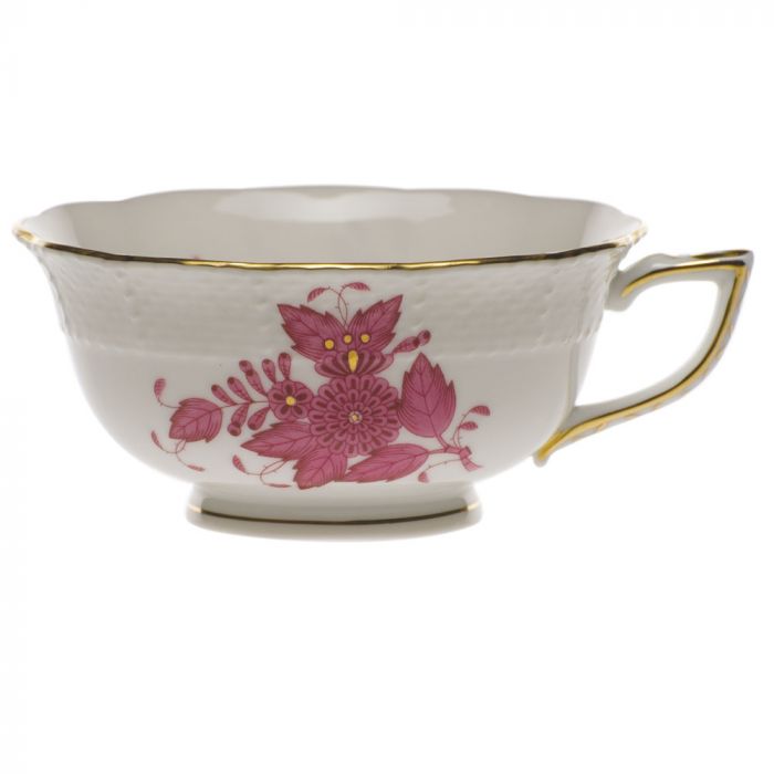 Chinese Bouquet - Tea Cup - Raspberry - Herend - Gaines Jewelers