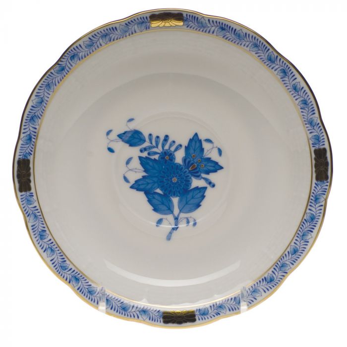 Chinese Bouquet - Tea Saucer - Blue - Herend - Gaines Jewelers