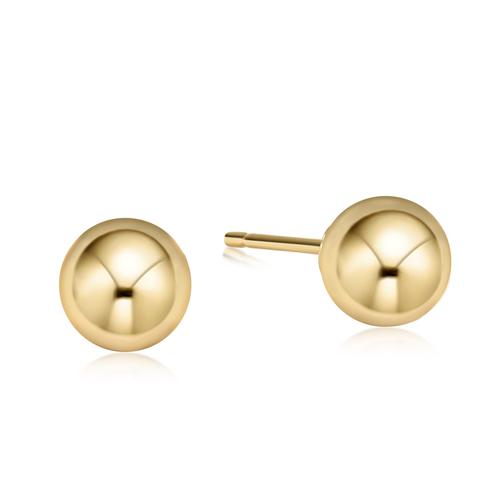 Classic Gold Ball Stud - Gaines Jewelers