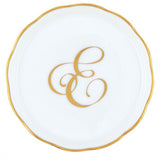 COASTER WITH MONOGRAM- E - Gaines Jewelers