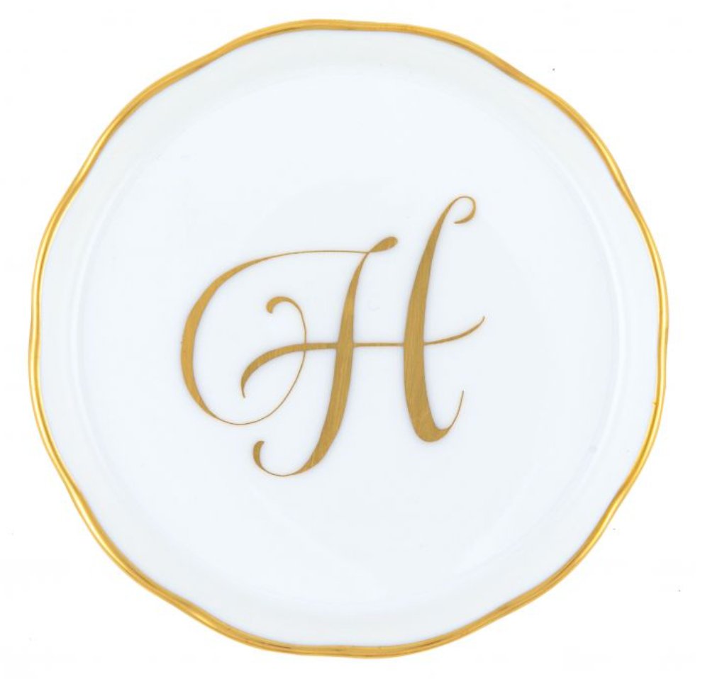 COASTER WITH MONOGRAM- H - Gaines Jewelers