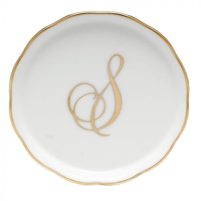 COASTER WITH MONOGRAM - S - Gaines Jewelers