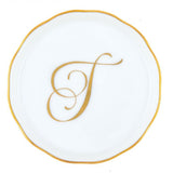 COASTER WITH MONOGRAM- T - Gaines Jewelers