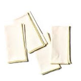 Color Block Ecru Napkin, Set of 4 - Gaines Jewelers