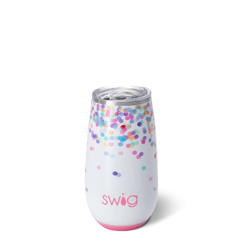 Confetti Stemless Flute (6 oz) - Gaines Jewelers