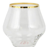 Contessa Gold Stemless Wine Glass - Gaines Jewelers