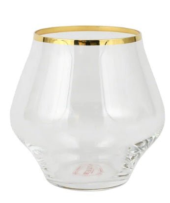 Contessa Gold Stemless Wine Glass - Gaines Jewelers