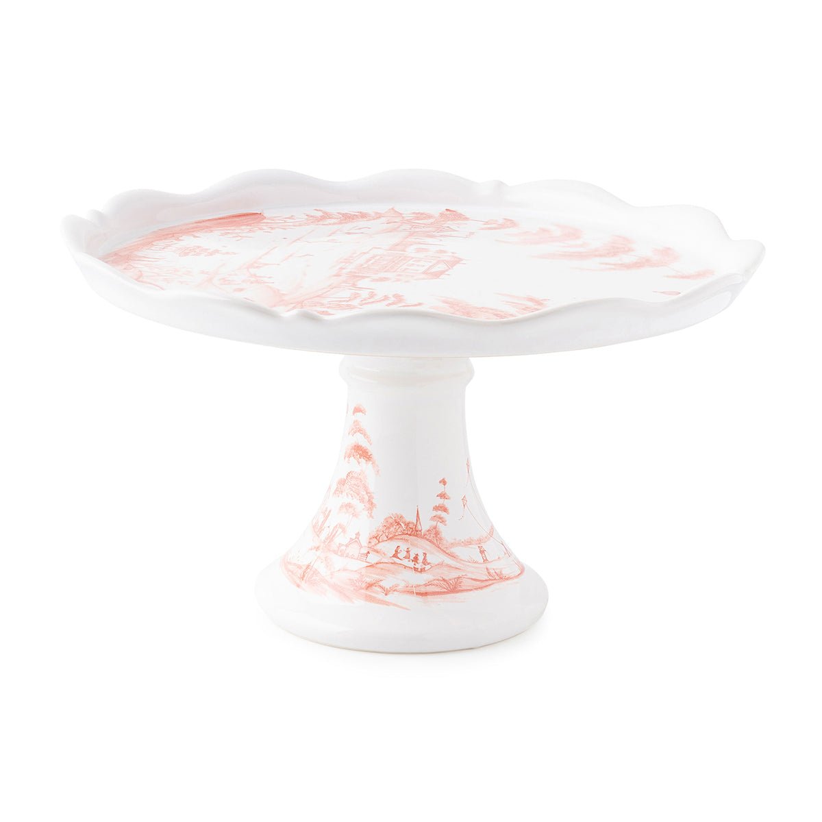 Country Estate Pedestal Cake Stand - Petal Pink - Gaines Jewelers
