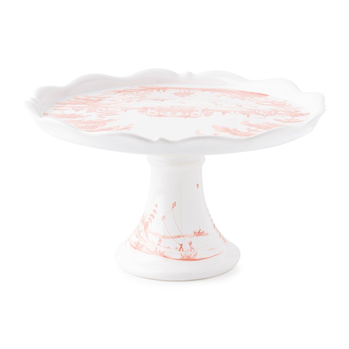 Country Estate Pedestal Cake Stand - Petal Pink - Gaines Jewelers
