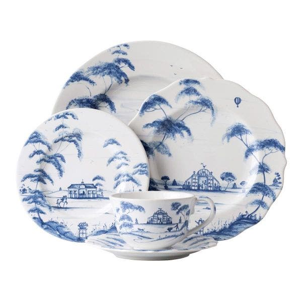 Country Estate Side/Cocktail Plate - Delft Blue - Gaines Jewelers
