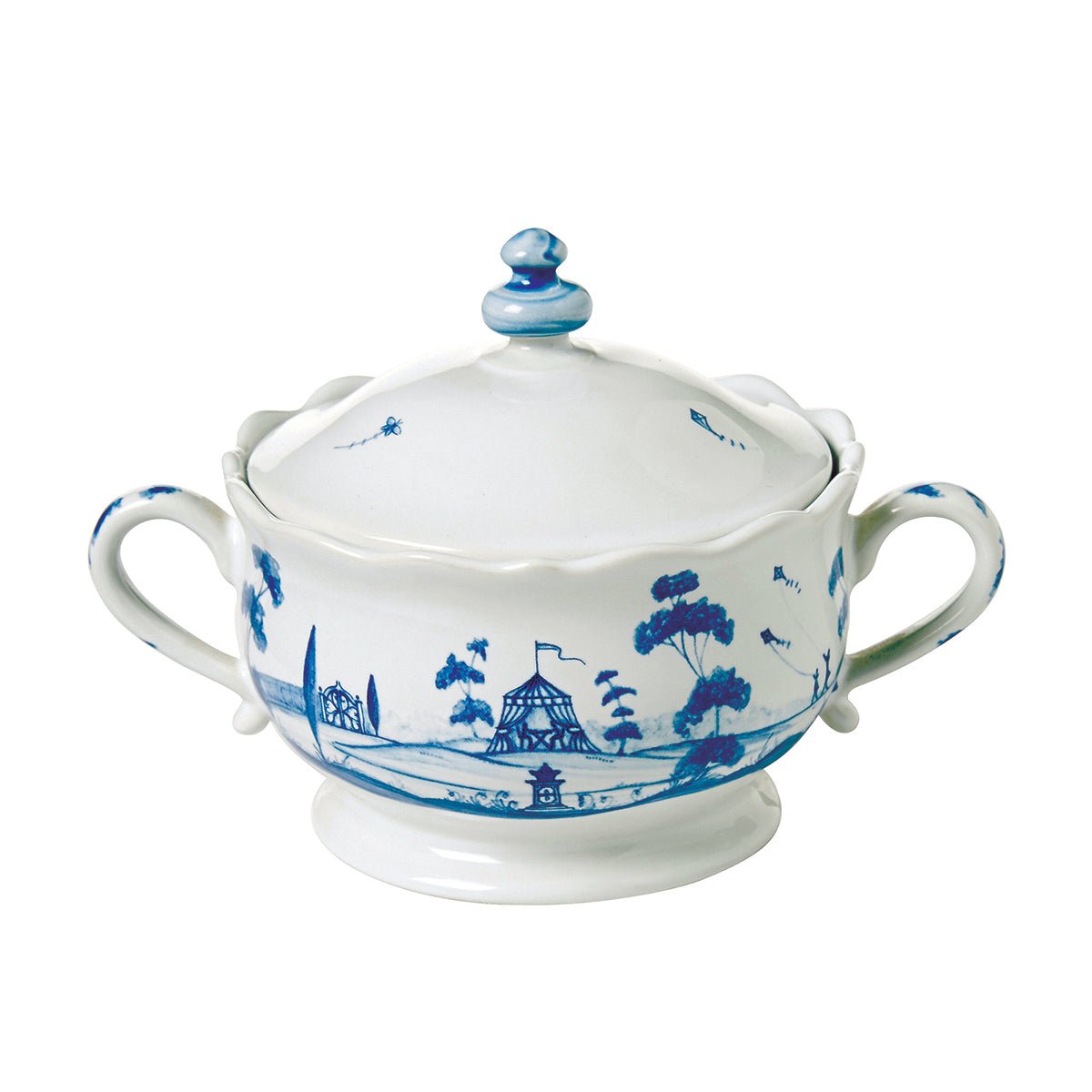 Country Estate Sugar Bowl - Delft Blue - Juliska - Gaines Jewelers