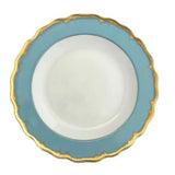 Dessert Plate Chelsea Feather Turquoise - Gaines Jewelers