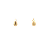 Earrings small tear-drop 14kt yellow gold - Gaines Jewelers