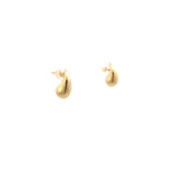 Earrings small tear-drop 14kt yellow gold - Gaines Jewelers