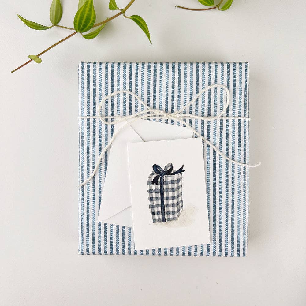 emily lex studio - gingham gift mini notecard - Gaines Jewelers