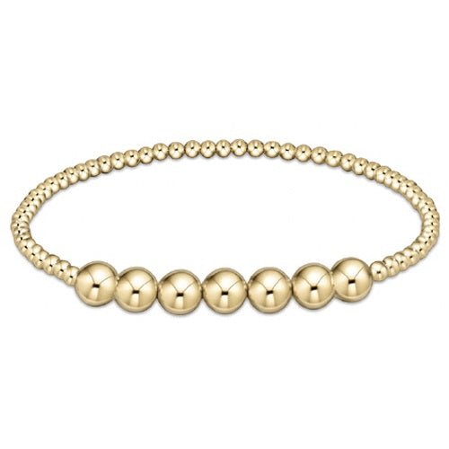 extends-Classic Gold Beaded Bliss Bead Bracelet - Gaines Jewelers
