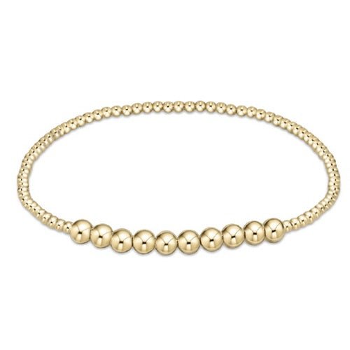 extends-Classic Gold Beaded Bliss Bead Bracelet - Gaines Jewelers