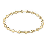 extends Gold Classic Sincerity Pattern Bead Bracelet - Gaines Jewelers