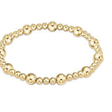 extends Gold Classic Sincerity Pattern Bead Bracelet - Gaines Jewelers
