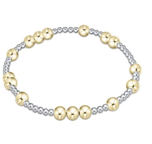 extends Mixed Metal Hope Unwritten Bead Bracelet - Gaines Jewelers