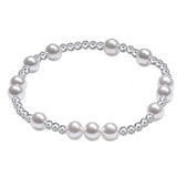 extends Sterling Hope Unwritten Bead Bracelet - Pearl - Gaines Jewelers