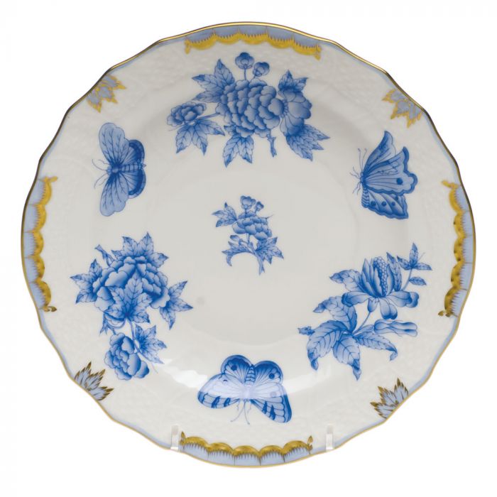 Fortuna Blue Salad Plate - Herend - Gaines Jewelers