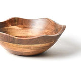 Fundamental Wood Ruffle Bowl - Gaines Jewelers
