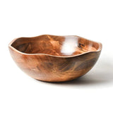 Fundamental Wood Ruffle Bowl - Gaines Jewelers