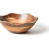 Fundamental Wood Ruffle Bowl - Gaines Jewelers