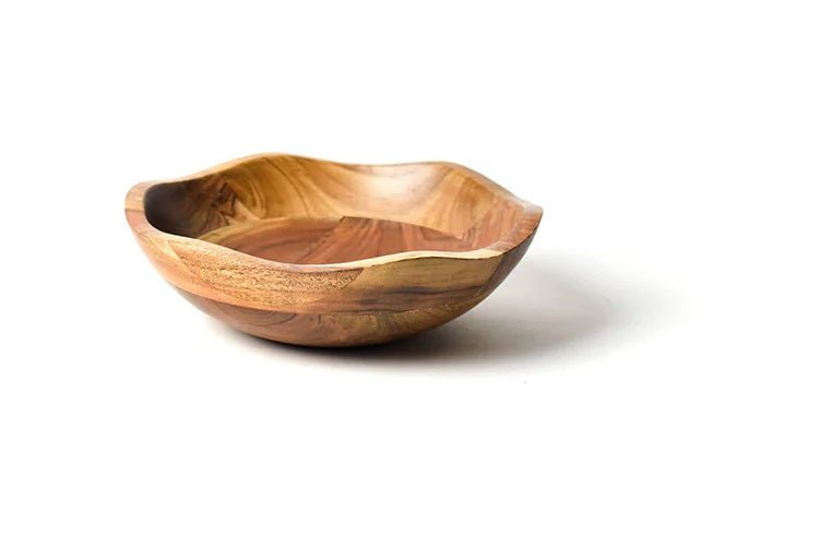 Fundamental Wood Ruffle Bowl - Gaines Jewelers