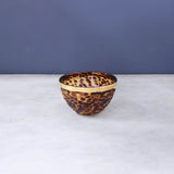 Glass Tortoise and Gold 5.5" Bowl - Gaines Jewelers