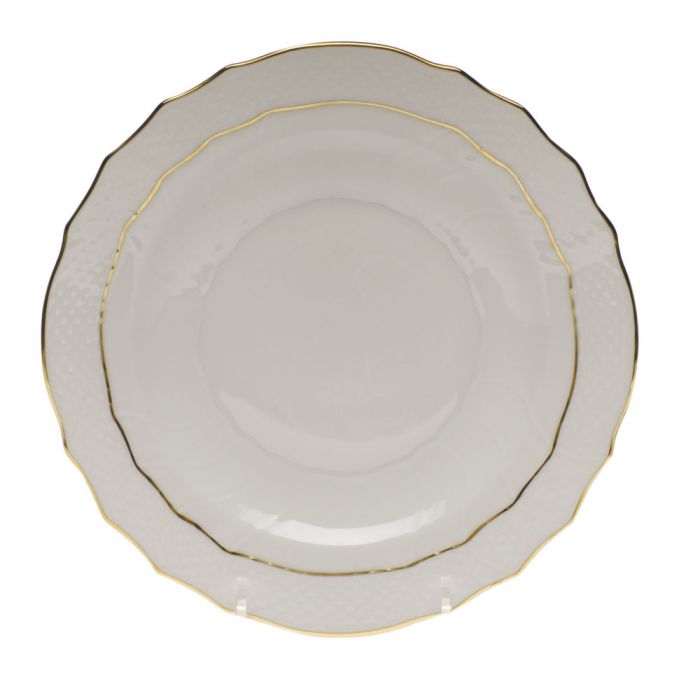 GOLDEN EDGE SALAD PLATE - Gaines Jewelers