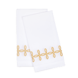 Gordian Knot Guest Towels on Linen Set of 2 - Gaines Jewelers